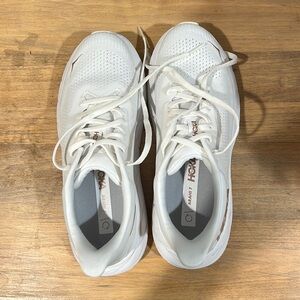Like new HOKAs… white/white!